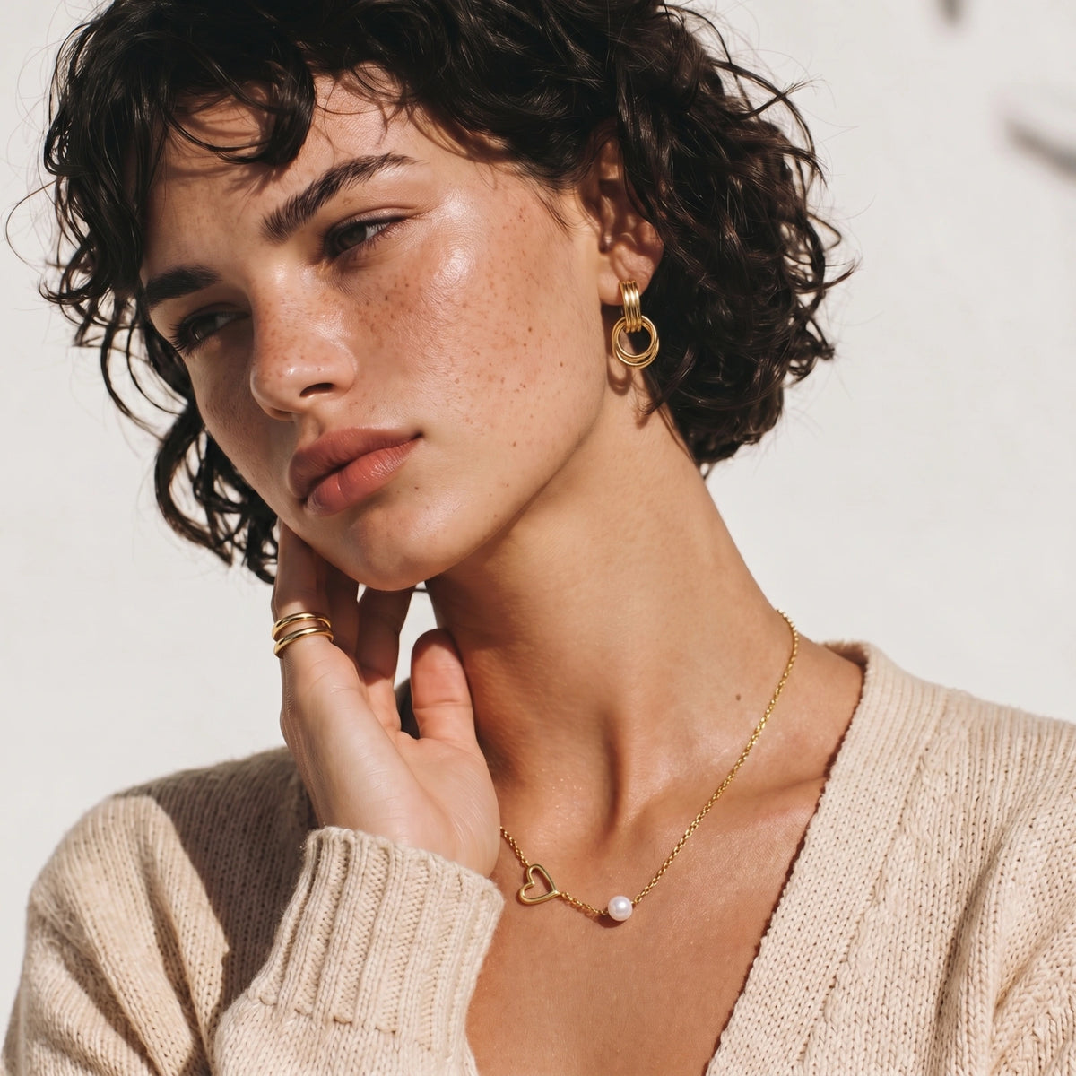 Pearl Heart Embrace Necklace | Brevado