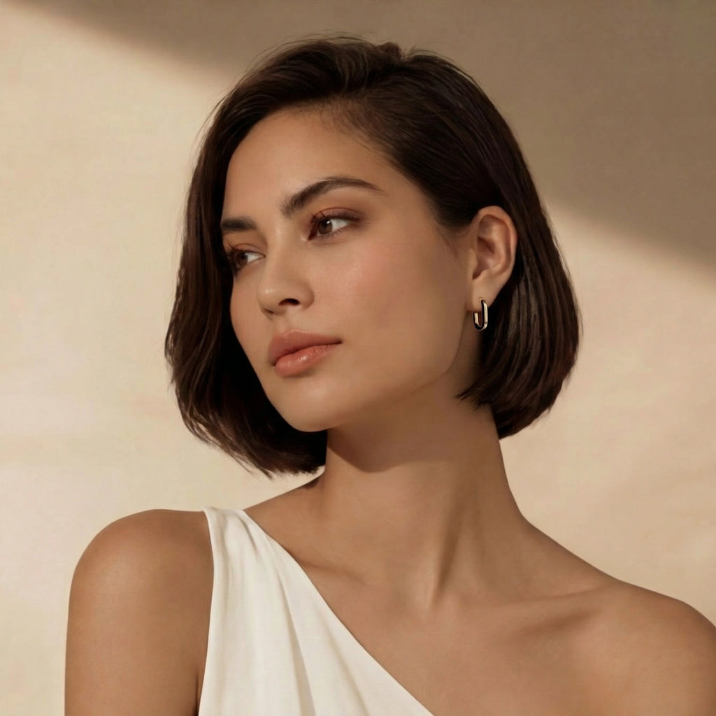 Contrast Hoop Earrings | Brevado