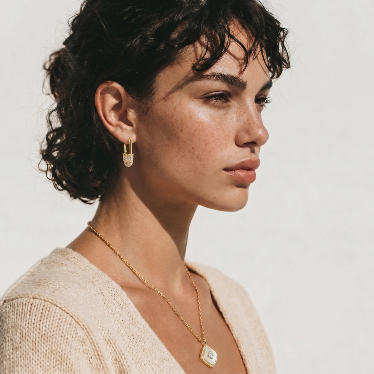Golden Glow Huggie Hoops | Brevado
