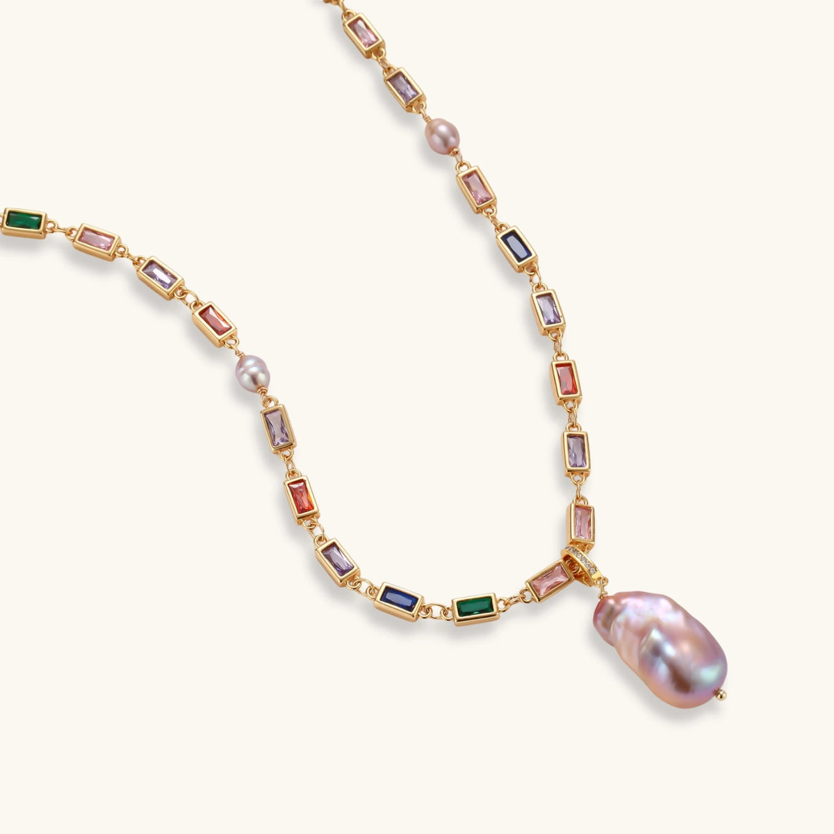 Rainbow Statement Necklace | Brevado